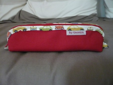 Cloé petites voitures trousse assortie au sac Charlotte 14,5€